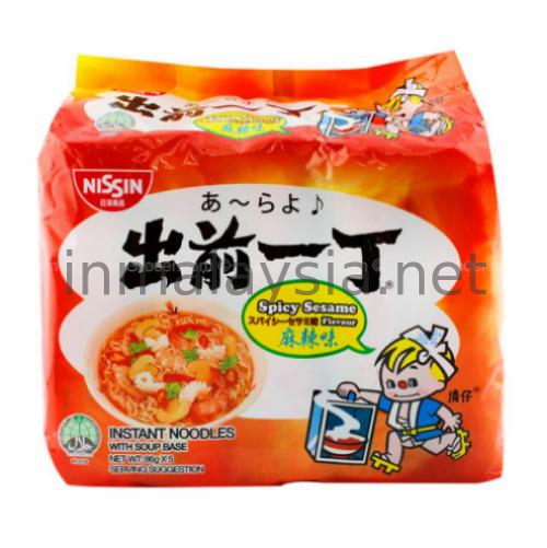 NISSIN Instant Noodle Spicy Sesame 86 g x5